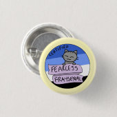 onverdiende Frayseksuele Ronde Button 3,2 Cm (Voorkant /achterkant)