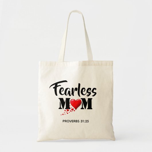 Onverdiende mam MOEDERDAG Harten Proverbs 31 Tote Bag (Voorkant)