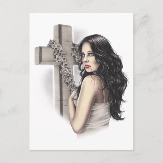 Onvergeeflijk Sinner Vampire Briefkaart (Voorkant)