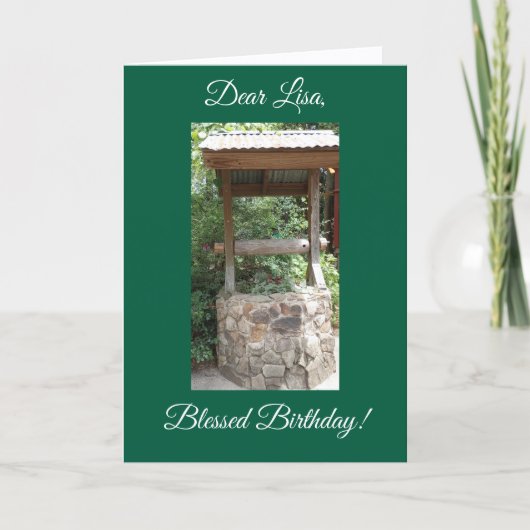 Onvergetelijk, Kaart van de verjaardag van de doch (Voorkant)