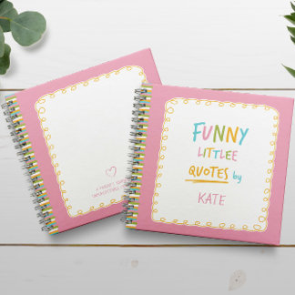Onvergetelijke en grappige kleine citaten notitieboek