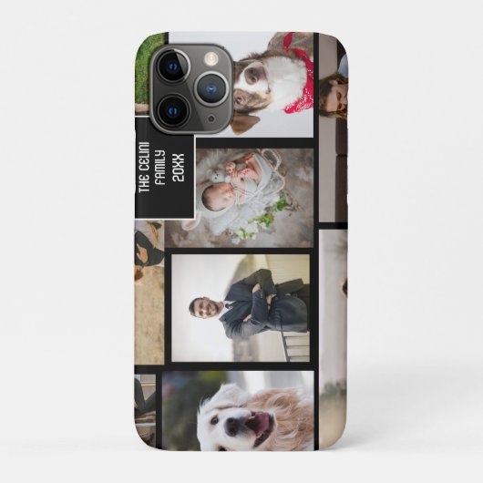 Onvergetelijke herinneringen: aangepaste 9-foto co Case-Mate iPhone case (Achterkant)