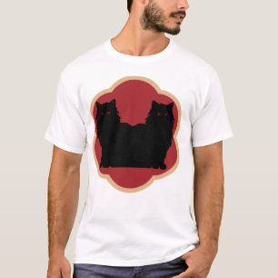 Onvergetelijke Katten Vrienden Liefde Ontwerp T-shirt
