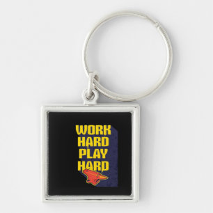 Onvergetelijke quote Hard werken betaalt zich uit  Sleutelhanger