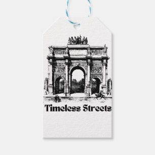 Onvergetelijke straten cadeaulabel