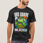 Onvergrendelde videogame op 3e-klasseniveau Terug T-shirt (Voorkant)