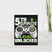 Onvergrendelde videogame van het 5e klasseniveau T Kaart (Voorkant)