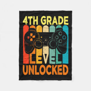 Onvergrendelde videogame van het vierde niveau naa fleece deken