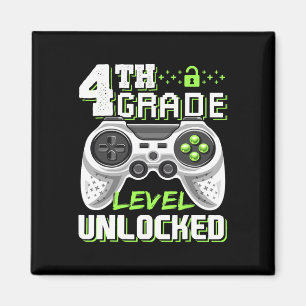 Onvergrendelde videogame van het vierde niveau naa magneet