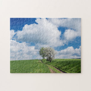 Onverharde Weg en Appelbomen Legpuzzel