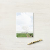 Onverharde Weg en Appelbomen Post-it® Notes (Op bureau)