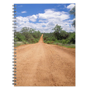 Onverharde weg, Kruger Nationaal Park, Mpumalanga Notitieboek
