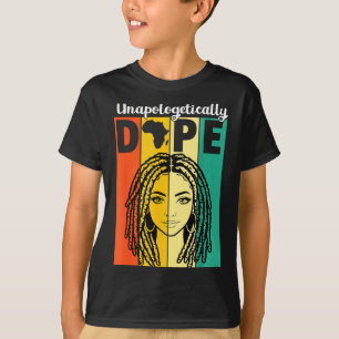 Onverontschuldigbaar Zwarte Geschiedenis Locd Vrou T-shirt