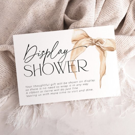 Onverpakte Gift Vrijgezellenfeest Neutral Beige Bo Informatiekaartje