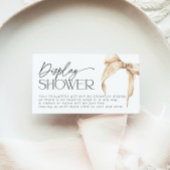 Onverpakte Gift Vrijgezellenfeest Neutral Beige Bo Informatiekaartje