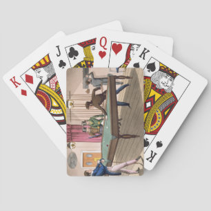 Onverschil, bord 6 van "De noodzakelijke kwalifica Speelkaarten