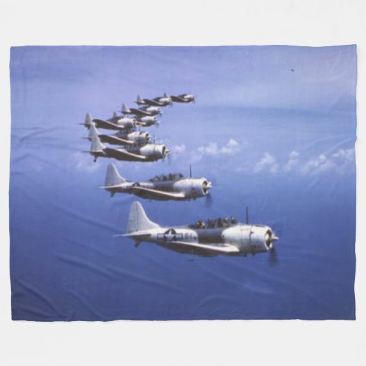 ONVERSCHROKKEN DUIKBOMMENWERPERS FLEECE DEKEN (Voorkant (Horizontaal))