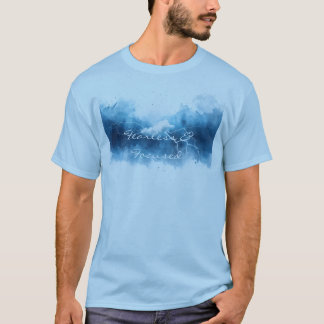 Onverschrokken en gefocust t-shirt