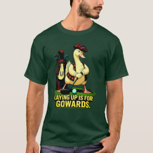 Onverschrokken Golfende Gans T-shirt
