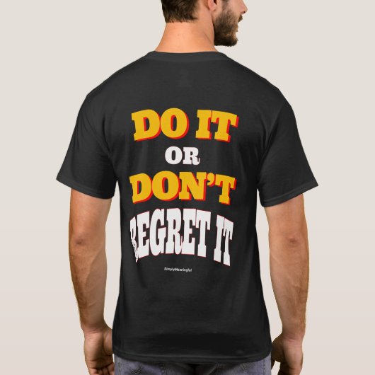 🔥 Onverschrokken T-shirt (Achterkant)