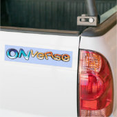 Onverse Logo Bumpersticker (Op Truck)
