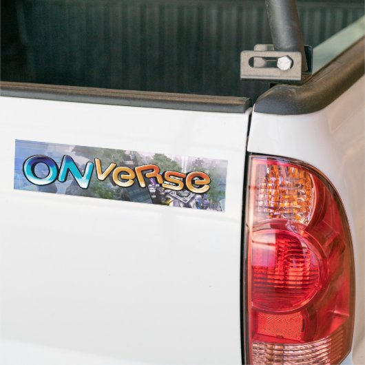 Onverse Logo Bumpersticker (Op Truck)