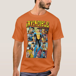 Onverslaanbare strip retro cadeau t-shirt