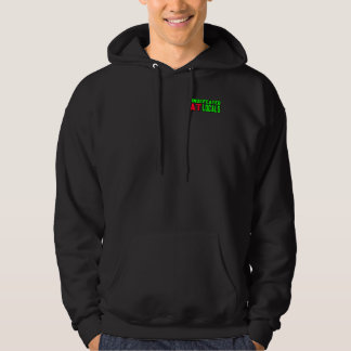Onverslagen bij de lokale bevolking Logo Hoodie