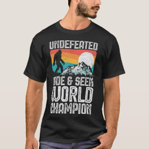 Onverslagen Huid- en Seek World Champion Bigfoot T-shirt