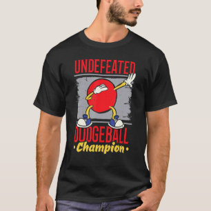 Onverslagen trefbalkampioen trefbalsport t-shirt