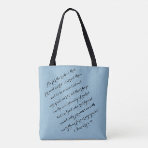 onverstoorbaar tote bag