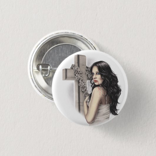 Onverteerbare Sinner Vampire Button (Voorkant /achterkant)