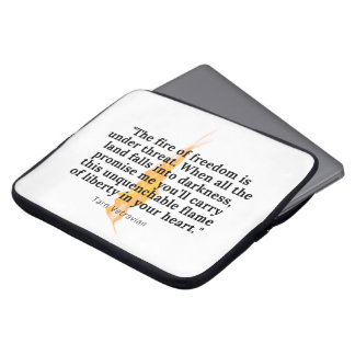 Onverteerbare vlam - laptophoes laptop sleeve