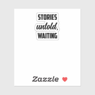 Onvertelde Verhalen Wachten: Mystery Seeker Curios Sticker