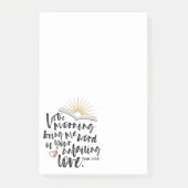 ONVERVALSTE LIEFDE Bijbel Schrift Post-it® Notes (Voorkant)