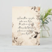 Onvervangbare Moeder Feestdagenkaart (Staand voorkant)