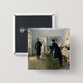 Onverwacht, 1884-88 vierkante button 5,1 cm (Voorkant /achterkant)