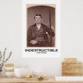 Onverwoestbaar (Phineas Gage) Poster (Keuken)