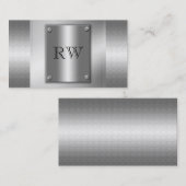 Onverwoestbare Visitekaartjes van Classy Silver (Voorkant / Achterkant)