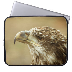 onvolgroeide Bald Eagle Laptop Sleeve