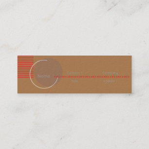 Onvolledig - Skinny Mini Visitekaartje