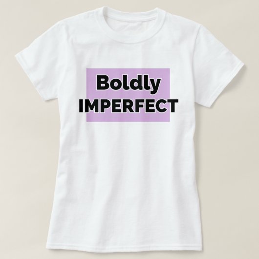 onvolmaakt | phozos | frase t-shirt (Design voorkant)