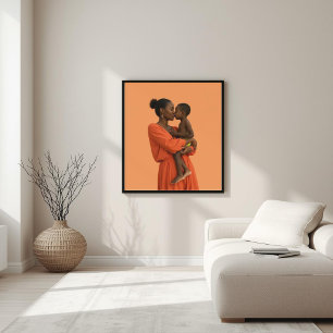Onvolmaakte Band – Minimalistische Moeder & Kind X Poster