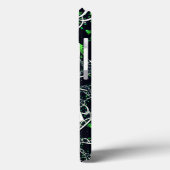 Onvolmaakte witte fractal op zwarte plek, brei Case-Mate iPhone case (Achterkant / Links)