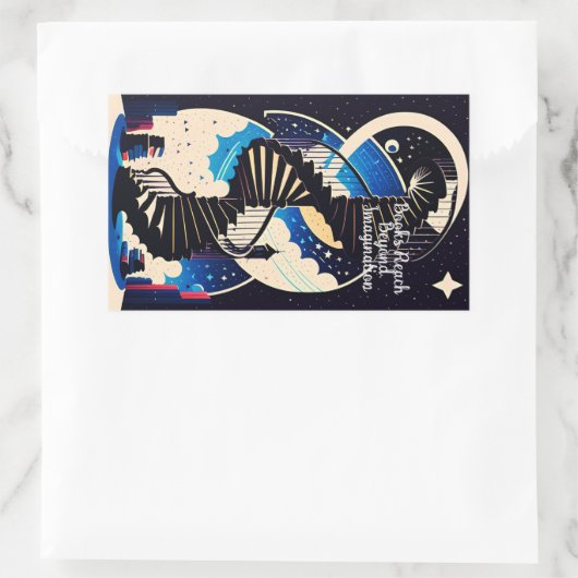 onvoorstelbaar rechthoekige sticker (Tas)