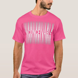 Onvoorstelbare EDM Outdoor Festival optische illus T-shirt