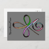 Onvoorwaardelijke liefde briefkaart (Voorkant / Achterkant)