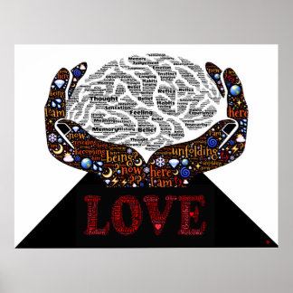 Onvoorwaardelijke liefde is de weg naar zelfverwez poster