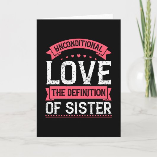 Onvoorwaardelijke liefde kaart (Voorkant)