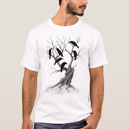 Onvriendelijkheid van ravens t-shirt (Voorkant)